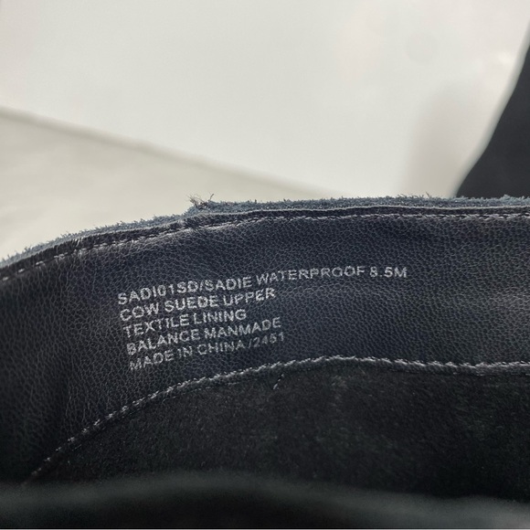 Blondo Sadie Black Suede Bootie 8 1/2 M - Picture 11 of 14